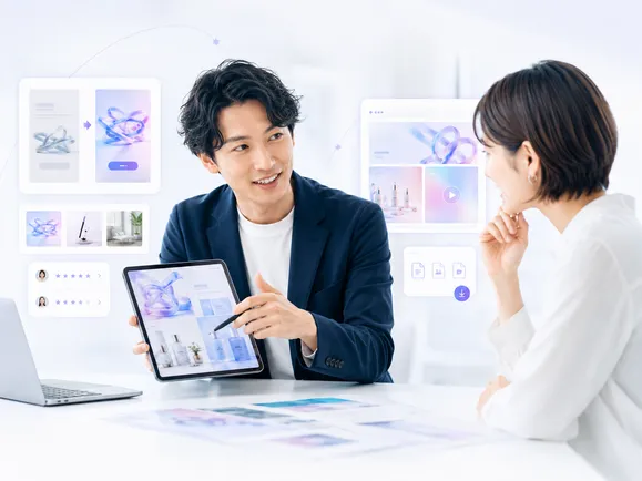 プロおまかせ制作 — ヒアリング・伴走のイメージ