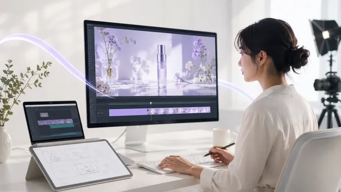 直したい単位で調整できる制作ワークフローのイメージ